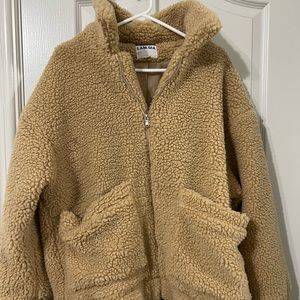 I. AM. GIA. Sherpa coat size XS